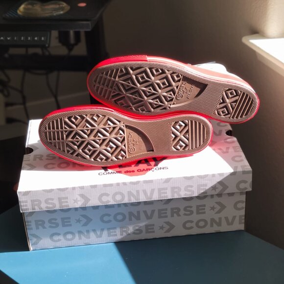 Converse Unisex Comme des Garçons PLAY (NEW w/tags and box) - Picture 7 of 8